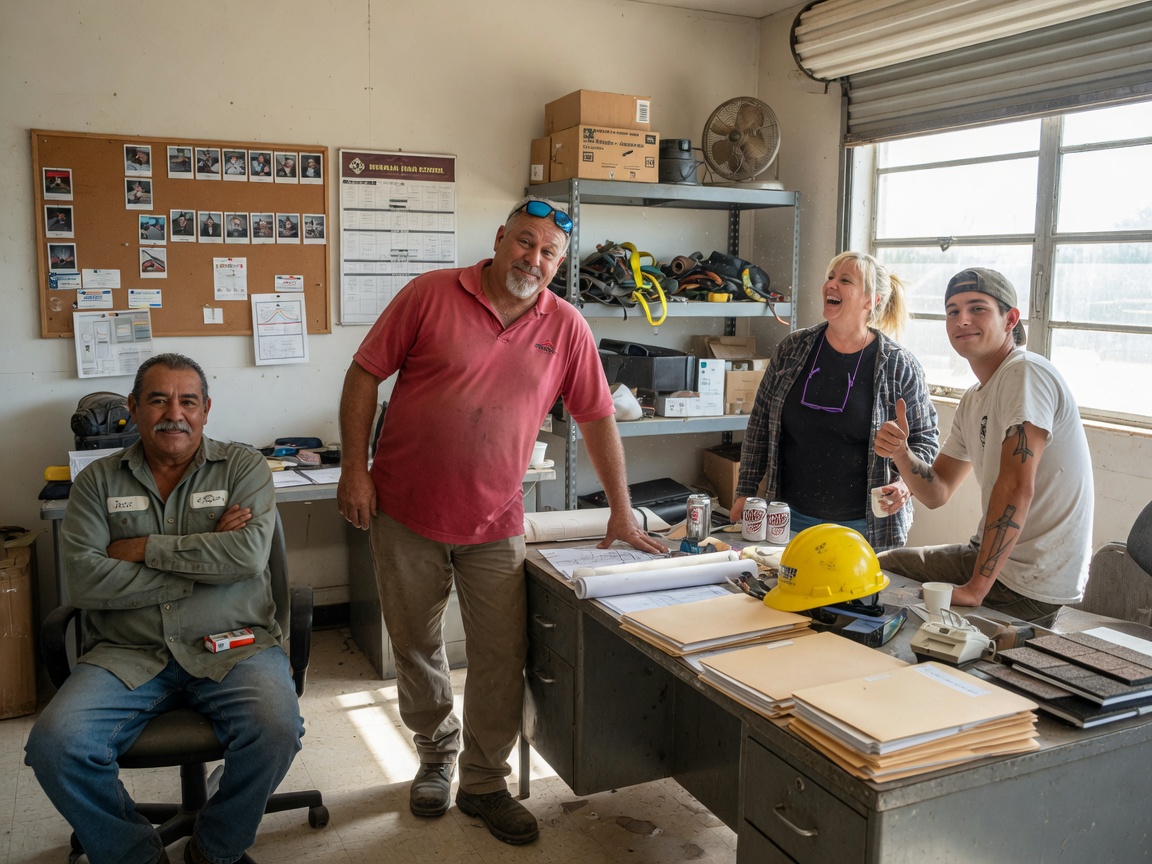 The Norman Skylight Experts  team at work in Norman